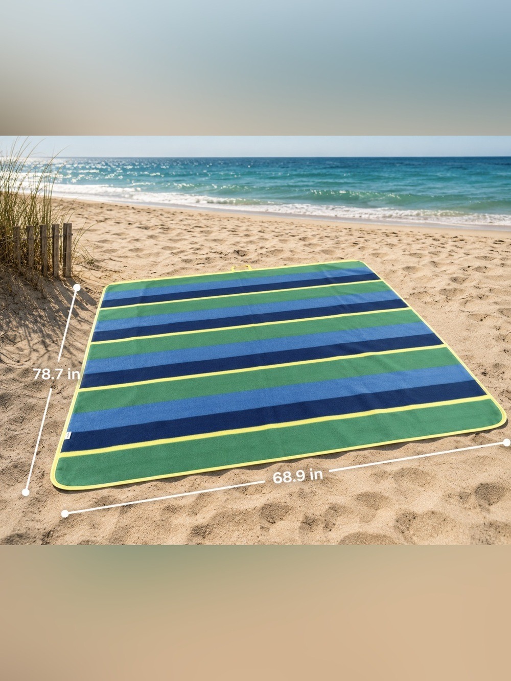 Amazon Basics Waterproof Summer Picnic Blanket 68.9” x 78.7” • NEW in Package